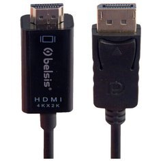Аксессуар Belsis Display Port - HDMI 1m Black BW8804