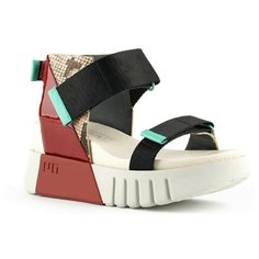 Босоножки UNITED NUDE, размер 36, черный/змея