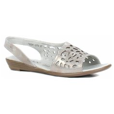 Босоножки Baden, размер 39, серебряный