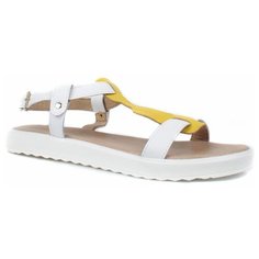 Сандалии Spur , размер 40 , белый/желтый