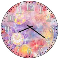 SvS Настенные часы SvS 3501796 Фейрверочная абстракция СВС