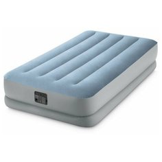Кровать надувная Raised Comfort, 99 х 191 х 36 см, встроенный насос, 220 В Intex