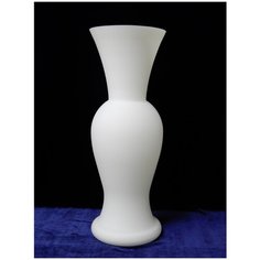 Ваза Nina Glass 90-935 стекло белый матовый