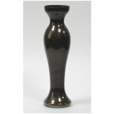 Ваза NinaGlass Барби из стекла цвет шоколад металлик