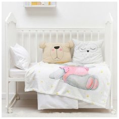 Плед "Крошка Я" Принцесса, 100*100 см, корал-флис 160гр/м2, 100% п/э 6948932