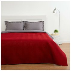 Покрывало "Этель" евро макси Бургундия 240*210±5 см, микрофайбер,60 г/м2 4215010