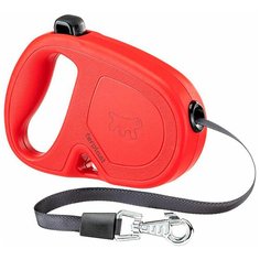 FERPLAST FLIPPYONE TAPE ременной поводок рулетка для животных 4 метра размер S красная (1 шт)