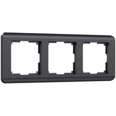 W0032104/ Werkel Рамка на 3 поста Stream (графит) Веркель