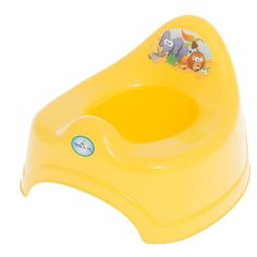 Горшок сафари (желтый) Tega Baby