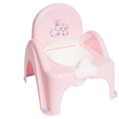 Горшок-стульчик кролики антискольз. (розовый) Tega Baby