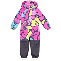 Комбинезон NIKASTYLE 8м1221 размер 110, розовый/серый