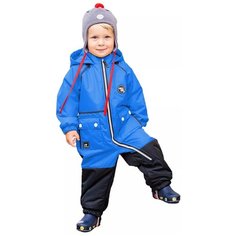 Комбинезон NIKASTYLE размер 86, голубой/черный