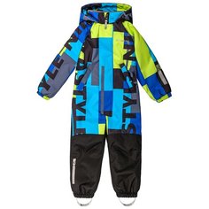 Комбинезон NIKASTYLE размер 92, салатовый/черный