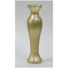 Ваза Nina Glass Барби из стекла цвет золотой металлик