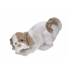 Статуэтка "Щенок", фарфор, роспись, мануфактура "NAO porcelain", Испания, 1980-2000 гг.