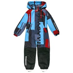 Комбинезон NIKASTYLE размер 92, красный/черный