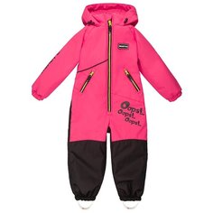 Комбинезон NIKASTYLE 8м0421 размер 110, ягодный/черный