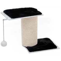 Когтеточка настенная для кошек ZooM Паркур Домино 2 полки широкая труба джут 80 х 36 х 66 см (1 шт)