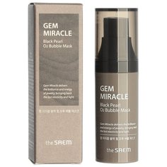 Кислородная маска с экстрактом жемчуга The SAEM (Not For Sale) Gem Miracle Black Pearl O2 Bubble Mask (10 гр)