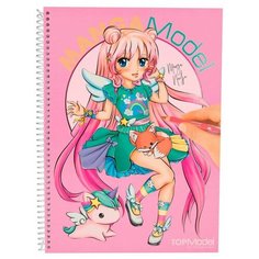 TOPModel Раскраска с наклейками. Manga (6581)