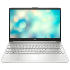 Ноутбук HP 15s-fq1 (/15.6") (/15.6")083ur (Intel Core i3 1005G1 1200MHz/15.6"/1920x1080/8GB/512GB SSD/Intel UHD Graphics/DOS) 22R35EA, естественный серебряный