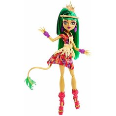 Кукла Monster High Монстры в отпуске Джинафаер Лонг, 27 см, DKX95