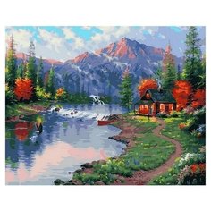 Картина по номерам Paintboy 68090 Домик охотника 40x50см
