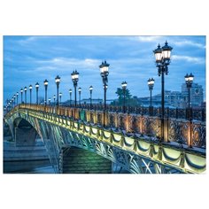 Картина мозаикой с нанесенной рамкой "Патриарший мост" (23 цвета) Molly