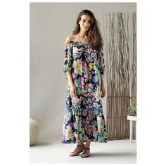 Платье Rosy Цвет: Черный, Мультиколор (46-48) Laete