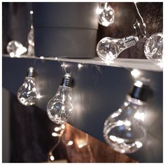 Гирлянда NEON-NIGHT Ретро-лампы, 303-095, 300 см, 100 ламп, белый/прозрачный провод