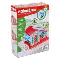 Электронный конструктор Robotics "Радио-дом 3D" с красками, на батарейках