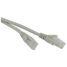 Патч-корд Hyperline PC-LPM-UTP-RJ45-RJ45-C6-1M-LSZH 1 м, серый
