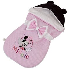 Конверт-мешок Polini Kids Disney baby Минни Маус Фея белый/розовый