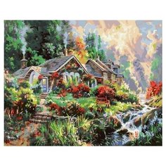 Картина по номерам Paintboy GX38759 "Домик в горах" 40х50 см