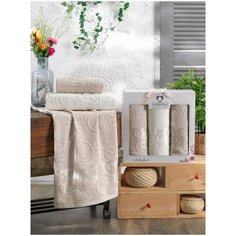 Two Dolphins Полотенце Dalia Цвет: Бежевый (50х90 см - 2 шт,70х140 см) br41491