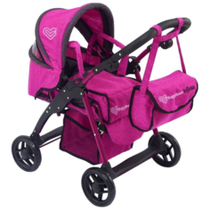 Коляска-трансформер Buggy Boom Infinia (8452) темно-розовый