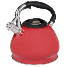 Чайник из нержавеющей стали Daniks Valetta QS-K-3 со свистком, 3 л