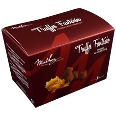 Французские трюфели Mathez "FANTAISIE METAL - Caramel au beurre Salle" с криспами карамель с солью нетто 250г