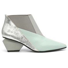 Ботильоны UNITED NUDE Spark Bootie Mid, размер 38, светло-зеленый/серый