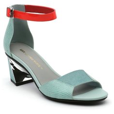 Босоножки UNITED NUDE Twist Sandal, размер 38, коралловый/голубой