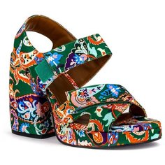 Босоножки Just Couture, размер 36, зеленый/мульти