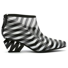 Ботильоны UNITED NUDE Jacky Op Bootie, размер 36, черный/белый