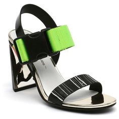 Босоножки UNITED NUDE, размер 36, черный/салатовый