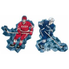 Деревянный фигурный пазл AFI DESIGN "Советский хоккей" в подарочной упаковке (22х17 см х2,186 деталей)
