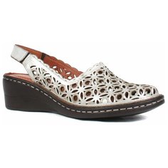 Босоножки GOERGO, размер 38, серебряный