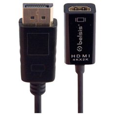 Аксессуар Belsis Display Port - HDMI 0.2m Black BW8802