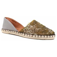 Эспадрильи Dali , размер 38 , зеленый/серый