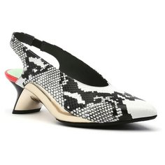 Босоножки UNITED NUDE, размер 36, черный/белый