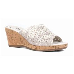 Сабо Baden, размер 40, молочный/сиреневый