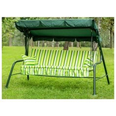 Садовые качели 3-местные Olsa Стандарт Nova (с809/с790/с904) зеленый Ольса
